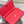WOC 19CM RED CAVIAR SILVER HARDWARE