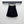 Prada Belted Pleated Midi Skirt Black Polyester 350159