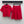 Miu SS26 Set Scalloped-Collar Shirt A-line Skirt Red Cotton Linen 351911