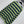 Prada Crew Neck Striped Block T-Shirt Blue Fern Green Cotton 350365