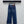 Celine Logo Straight-Leg Jeans Blue Wash Polyester Cotton 351745