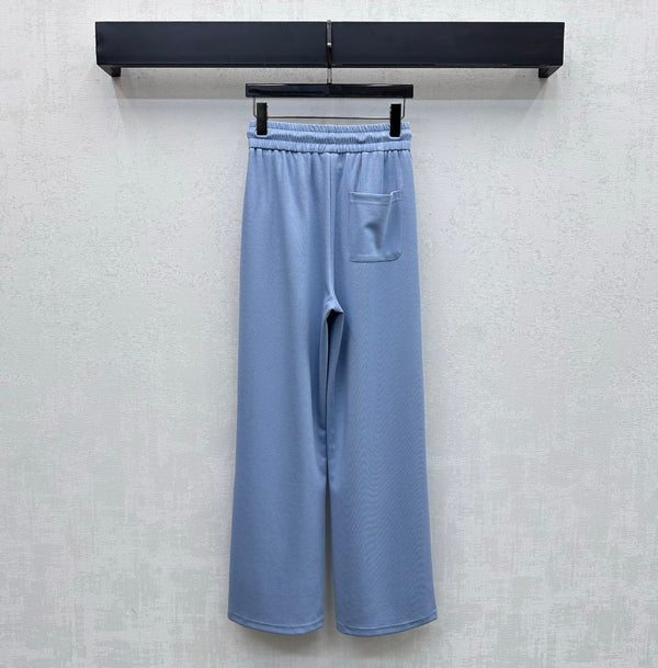 CC 2026 Straight-Leg Trousers Blue Tencel Cotton 366977