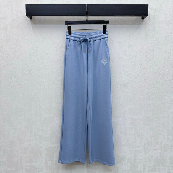 CC 2026 Straight-Leg Trousers Blue Tencel Cotton 366977