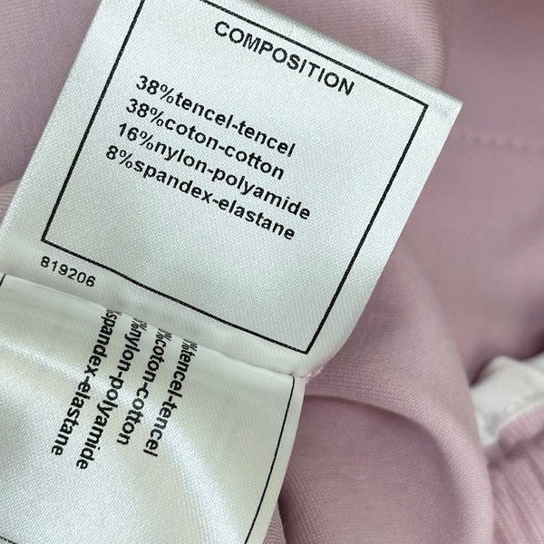 CC 2026 Straight-Leg Trousers Pink Tencel Cotton 366979