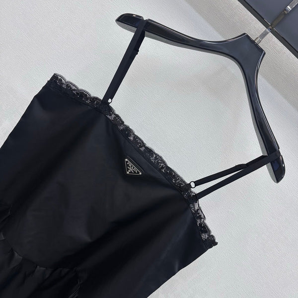 Pra 26s Slip Dress Black Polyester 396601