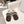 The Row 2025 Furry Shoe Dark Brown White Suede Wool 560591