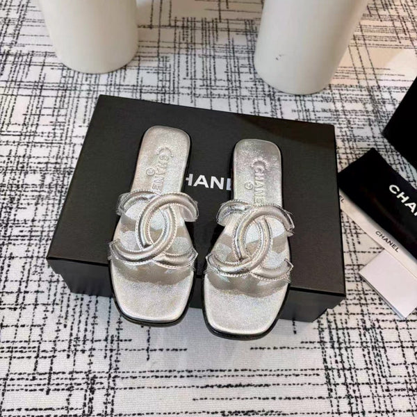 CC 26s Open-toe Sandal Sliver Sheepskin 681939