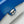 CC Evening Bag White Blue Acrylic