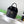 CC 25A Clutch With Chain 18cm Black Suede Calfskin