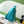 Chanel 25S Tote Bag 38cm in Turquoise Blue Canvas