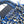 CC 2026 Top Handle Bag 19cm Blue White Raffia Fringe 292256