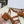 CELINE Sandals Clemence Multi Brown Leather