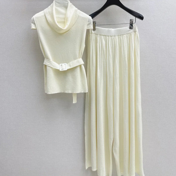 HM 26s Sleeveless Top And Straight-Leg Trousers Set 754