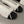 ballet flat white glitter sequins black grosgrain
