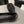 ballet flat black glitter sequins grosgrain