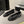 ballet flat black glitter sequins grosgrain