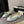 ballet flat cloud blue embroidered fabric white calfskin