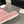 dad sandal mule striped pink white fabric calfskin