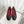 CC Ballet Flats 10mm Burgundy Black Quilted Lambskin
