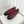 CC Ballet Flats 10mm Burgundy Black Quilted Lambskin