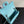 CC Flap Bag 17cm Light Blue Sheepskin SHW 284837