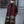 SCARF 180 CM IN CURRANT RED MIX BLACK CASHMERE 394743