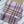 CHECK SCARF 200 CM IN LIGHT PINK MIX CAMEL BROWN CASHMERE 394750