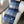 SCARF 180 CM IN BLUE CASHMERE 402220