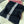 SCARF 200 CM IN BLACK MIX LIGHT GRAY CASHMERE WITH EMBROIDERED BEE 407515
