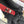 SCARF 200 CM IN BLACK MIX RED CASHMERE WITH EMBROIDERED BEE 407516