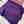 SCARF 180 CM IN VIOLET PURPLE GG PATTERN MONOGRAM WOOL 407526