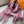 LV Embroidery Scarf 180cm Dark Pink Cashmere 967130