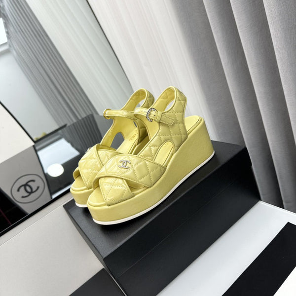 high heel sandals lime quilted lambskin 95