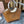 LARGE HOBO 27 TOTE IN CARAMEL BROWN CALFSKIN