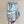 DRAWSTRING BUCKET BACKPACK 24 IN SILVER-TONE LAMBSKIN SILVER HARDWARE