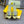 FF 5 Yellow Grey Canvas Slide