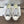 CD Walk'n Dior Oblique White Flower Motif Cowhide Fabric