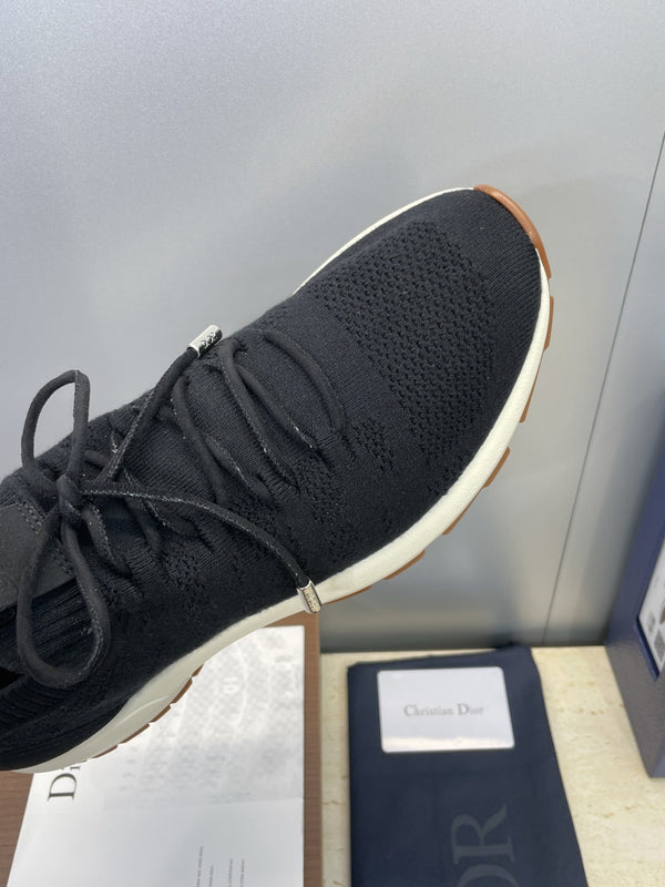 CD B80 Lounge Sneaker Black Cannage Cashmere Wool 551442