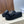 CD D-Lane Platform Slide 4cm Black Leather 633078
