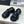CC Platform Round Toe Open Toe Sandals Black Rubber 830394