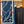 Chevaux Dechaines Shawl 135 CM IN Dark Blue Colorful Cashmere Silk 373682