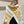SQUARE SCARF 140 CM IN WHITE MIX GOLD SILK 403988