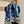 Fantaisie d'Etriers Shawl 140 CM Green Mix Blue Colorful Silk