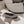 RHINESTONE BALLET FLATS WITH BOW IN GRAY SHEEPSKIN