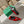 POINTED BALLET FLATS IN RED SHINY CRACKED SHEEPSKIN