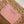 teen supple classic panier 21cm raffia pink calfskin