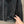 CD Hooded Waistband Denim Jacket Black mix Gray Cotton