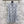 CD Short Dress White Cotton Muslin with Blue Butterfly Motif