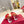 HIGH MULE 60MM IN CHERRY RED SHEEPSKIN AND TRANSPARENT PVC