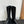 CC High Boots 40mm In Plain Black Mix Glossy Black Quilted Calfskin 949749